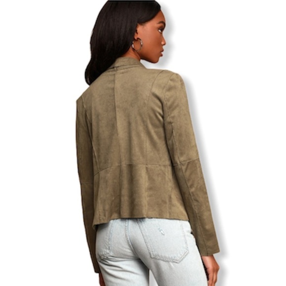 [BlankNYC] Olive Green Drape Jacket - Picture 7 of 7